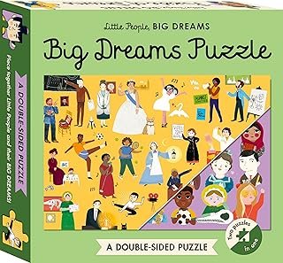 Little People, Big Dreams Puzzle: 100-piece Double-Sided Puzzle
