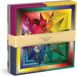 Christian LaCroix Botanic Rainbow 500 Piece Double-Sided Puzzle