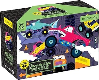 Monster Trucks 100 Piece Glow in The Dark Puzzle