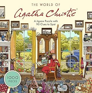The World of Agatha Christie 1000-piece Jigsaw: 1000-piece Jigsaw with 90 Clues to spot