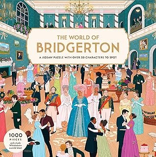The World of Bridgerton 1000 Piece Puzzle: A 1000-piece Jigsaw Puzzle with Over 30 Characters to Spot