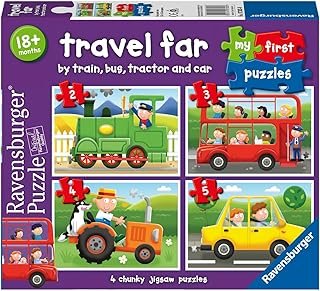 Ravensburger – Travel Far My First Puzzle 2 3 4 5p