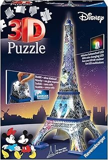 Ravensburger – Mickey Minnie Eiffel Tower 3D Build 216p