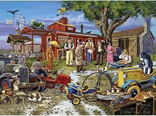 Bits and Pieces – 1000 Piece Jigsaw Puzzle for Adults 20″ X 27″ – Death in The Desert Mystery Puzzle – 1000 pc Solve The M…