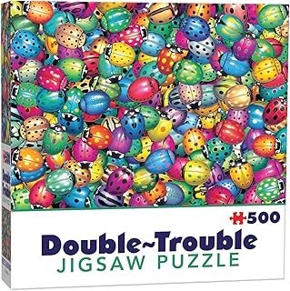 Cheatwell Games 500 Piece Double Sided Jigsaw Puzzle Beetlemania