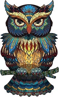 Wooden Puzzles for Adults,Wooden Animals Shaped Puzzles,Unique Shaped Jigsaw Puzzles,Magic Wooden Jigsaw Puzzles, Wood Puz…