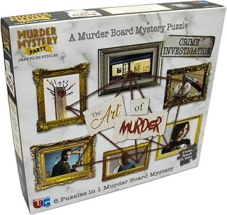 Murder Mystery Party, Case File Puzzle The Art of Murder, for Ages 14+