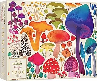 Elena Essex 1000 Piece Puzzle for Adults - Woodland Magic | Jigsaw Puzzles 1000 Pieces | Mushroom Toadstool Nature Wildlif...