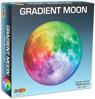 Mchezo Gradient Moon Circular Puzzle 1000 Pieces