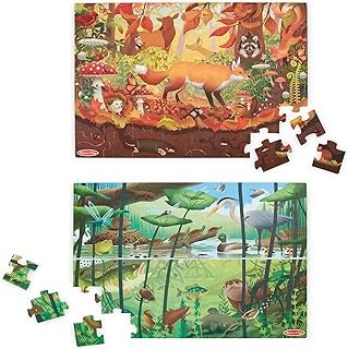 Melissa and Doug Let’s Explore – Double Sided Puzzle