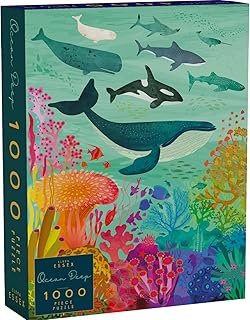 Elena Essex Ocean Deep Jigsaw | Puzzle 1000 Pieces | Puzzles for Adults | Animal Bird Rainbow Gradient Puzzle | Adult Puzz...