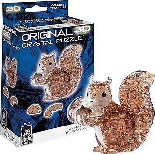 BePuzzled | Squirrel Original 3D Crystal Puzzle, Ages 12 and Up