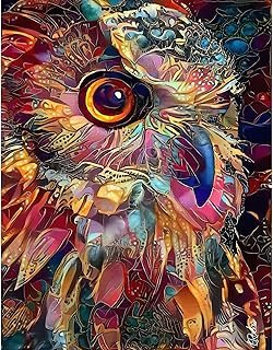 Ingooood Jigsaw Puzzle 1000 Pieces-Sneak Peek Series – Owl – Entertainment Toys for Adult Special Graduation or Birthday G…