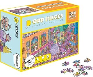 Odd Pieces Mystery Jigsaw Puzzle – Series 2 Shutterbug Mystery Puzzle with Storytelling Comics, Treasure Hunt Clues, Secre…