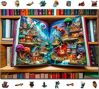 Wooden.City Enchanted Tales 1000 Piece Puzzle, Wooden Puzzles for Adults, Jigsaw Puzzles 1000 Pieces, Made in EU, Size 20….