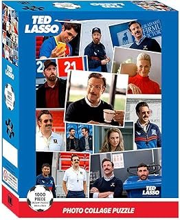 Ted Lasso Photo Collage Jigsaw Puzzle (1000 Pieces) Soccer Football Puzzle