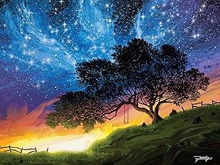 Ceaco – Glow in The Dark – Glowing Skies – 750 Piece Jigsaw Puzzle