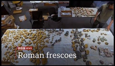 Archaeologists Reconstruct Ancient Roman Frescoes Unveiling Luxurious Life