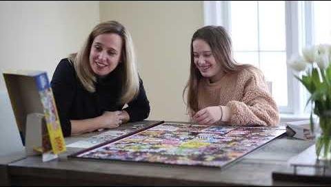 White Mountain Bird Crochet Puzzle: A Creative Jigsaw Delight