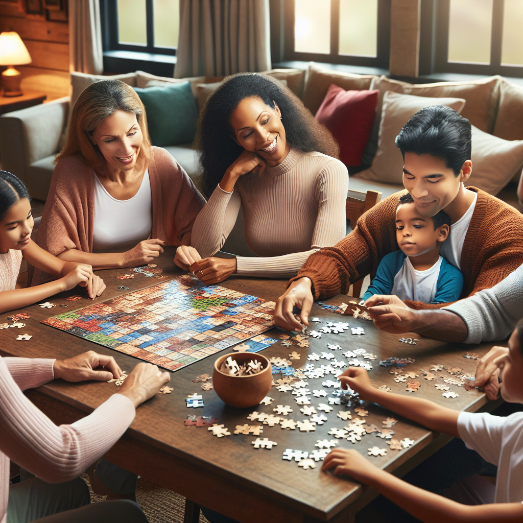 Families Bond and Compete in Family Prize Puzzles Challenge