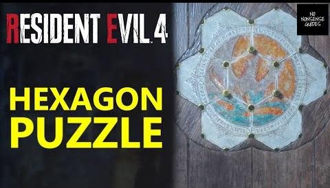 Resident Evil 4 Remake Stone Pedestal Hexagon Puzzle Guide
