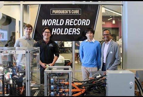 Purdue University Students Break Rubik’s Cube Speed Record